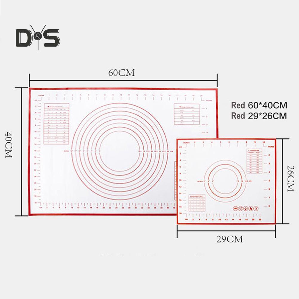 Силиконовый коврик для теста с антипригарным покрытием, коврик для выпечки, формы для выпечки, кухонные гаджеты
