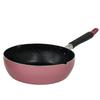 Tafuko Adle IH Deep Frying Pan Red Diamond Marble 26cm Compatible with All Heat Sources Gas Stove Metal Spatula Can Be Used With Spout Durable Kitchen