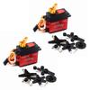 2pcs DSSERVO DS3225 Digital Servo 25KG Metal Gear High Torque Waterproof for 1 10 1 12 RC Car Traxxas HSP Car Boat