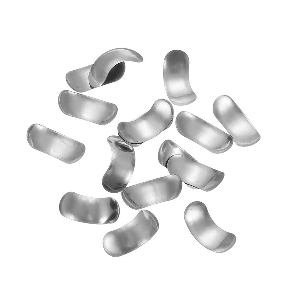 OKIL Tools 100pcs Dental Partial Domed Metal Matrices Kit with 2 Sectional Rings for Professional Restoration Procedures