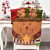 Dining Room Decor Slipcovers Kitchen Supplies Chair Covers Chair Seat Cover Christmas  Decoration