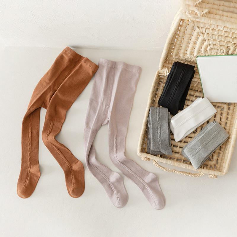 Хлопковые узкие леггинсы для девочек, однотонные колготки с защитой от комаров, леггинсы