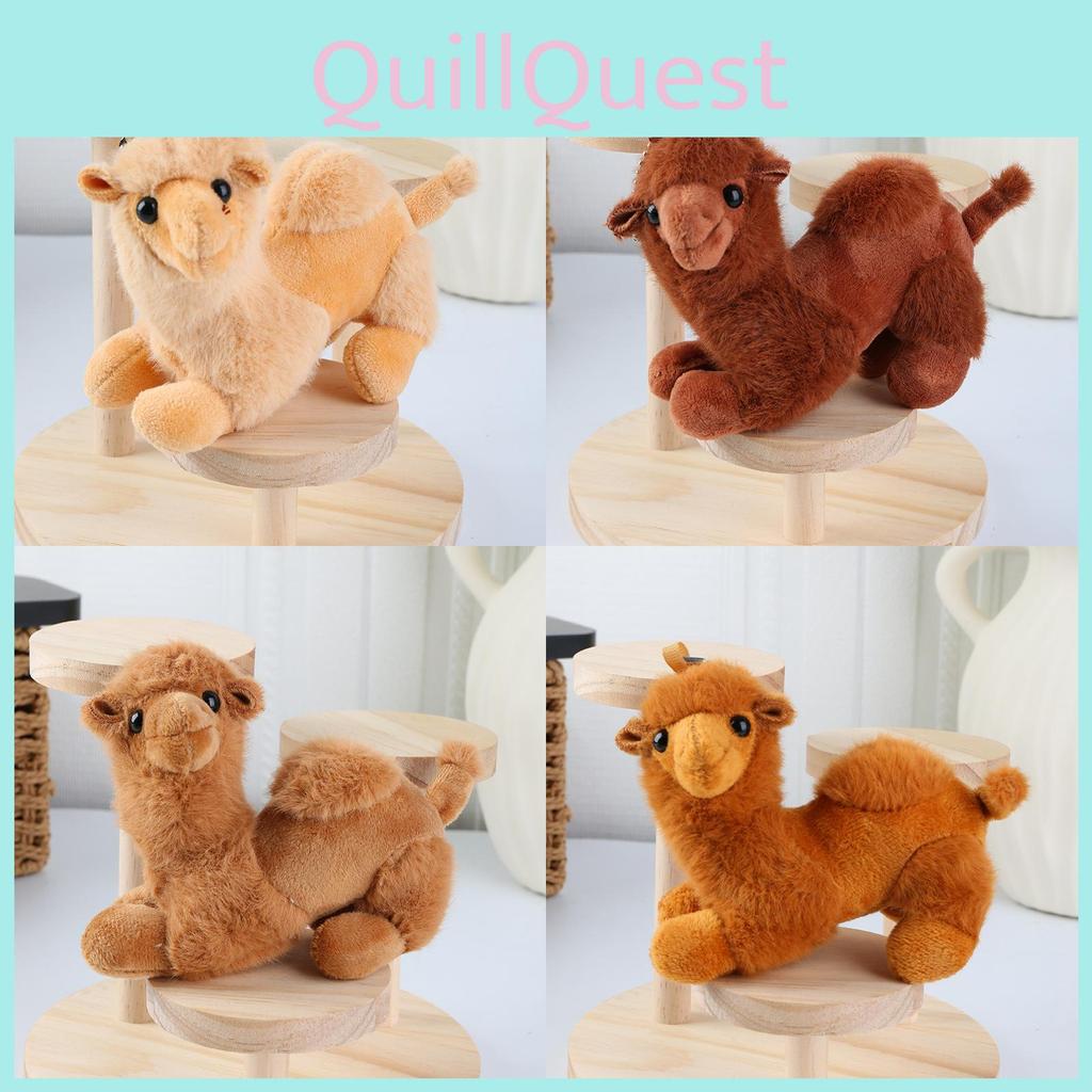 Cute Camel Plush Toy Animal Pendant With Soft Velvet For Backpack Accessories