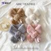 New Soft Waxy Versatile Fur Collar Scarf Solid Color Scarf Women's Autumn and Winter Thickened Couple Scarf