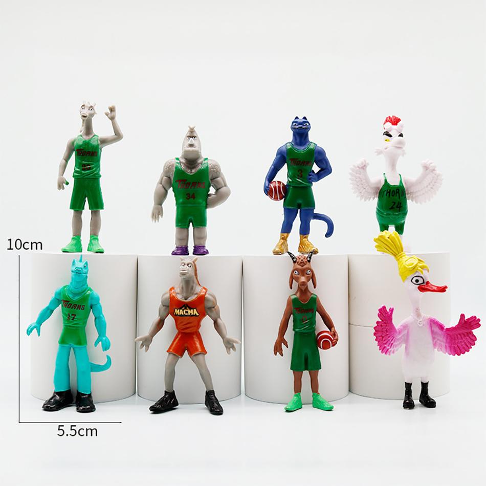 In Stock Movie GOAT Figure Basketball Dream Goat Figures Figurine Pvc Collection Statue Room Ornament Model Dolls Kid Toys Gifts