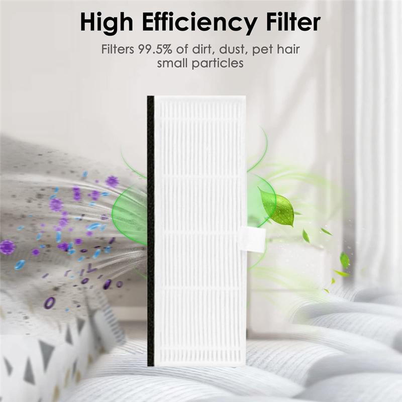LITE-12 Piece Hepa Filter White Plastic For Vactidy Nimble T7 T8 Robot Vacuum Replacement Parts Washable Dust Filter