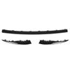 3pcs Gloss Black Front Bumper Lower Trim Replacement for Benz C?Class W205 AMG Line Facelift