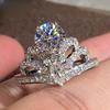 Luxury New Crown Princess Rings Fashion Rings for Women