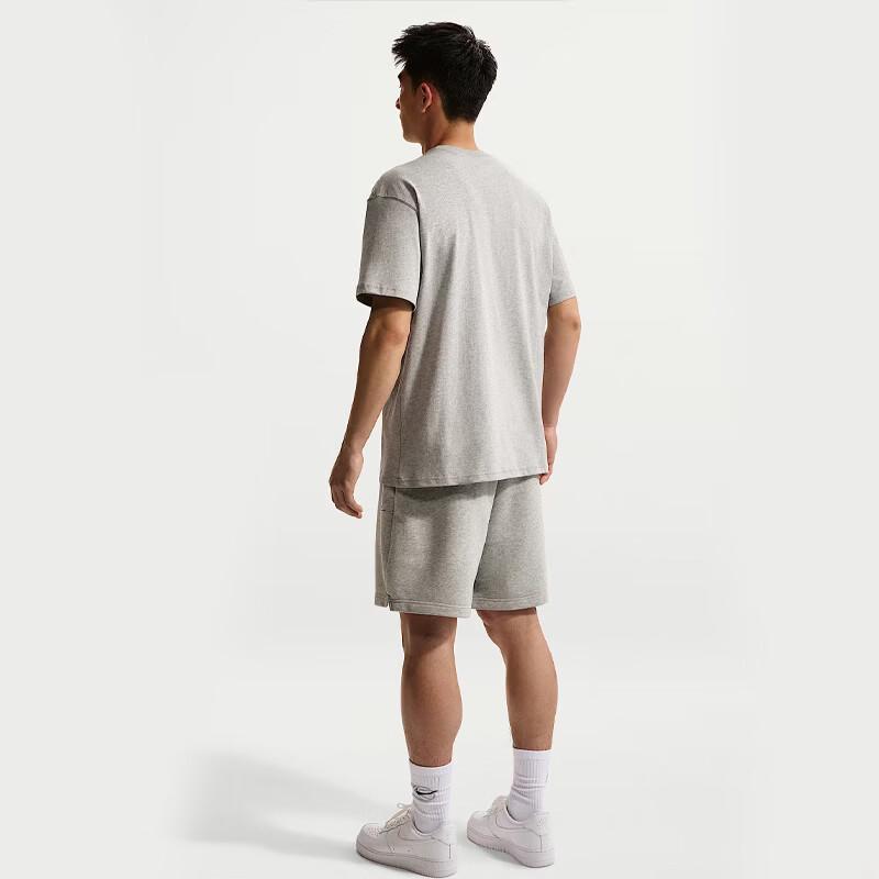 Nike Мужская белая спортивная футболка с коротким рукавом