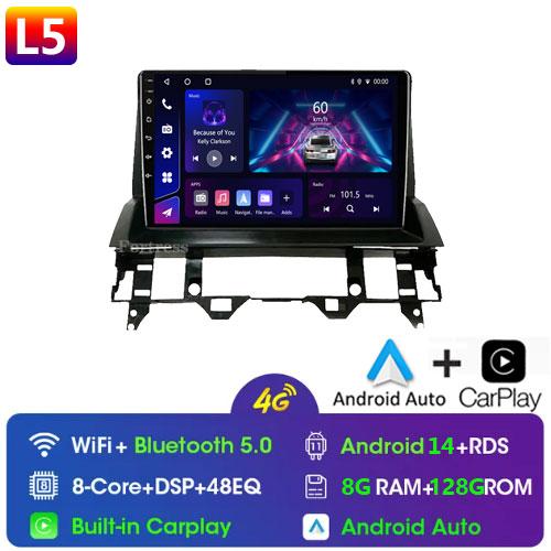 Ndroid 13 для Mazda 6 2002 - 2008 Мультимедиа Навигация GPS Видео Автомагнитола Плеер Стерео Carplay Монитор Радио Экран ТВ