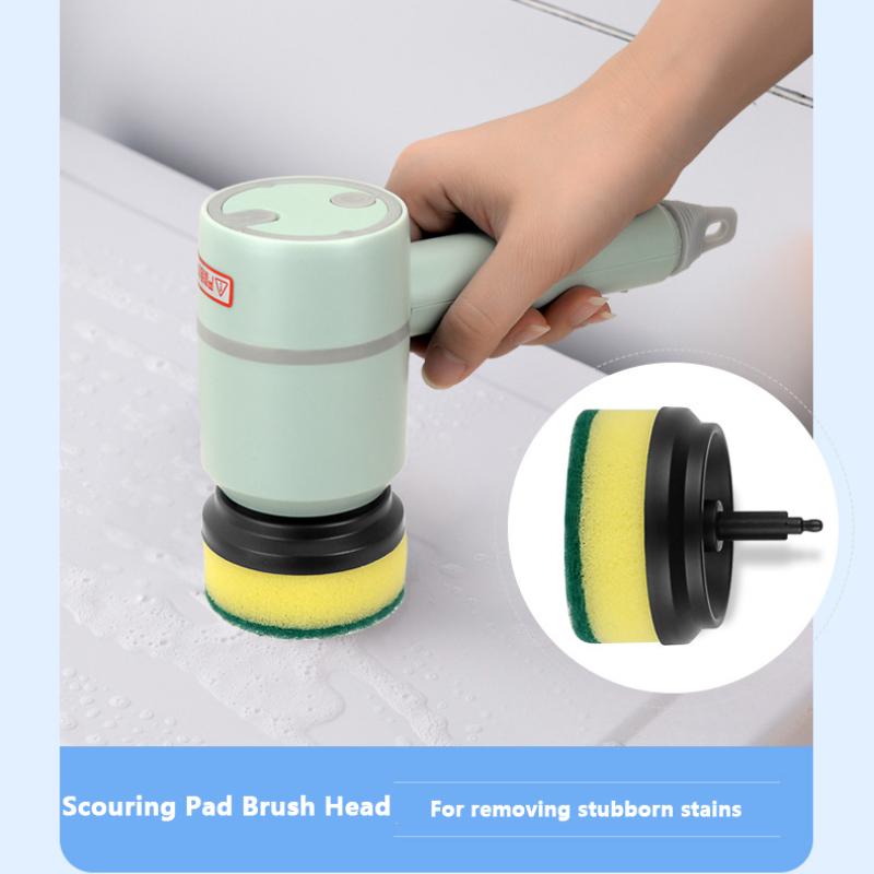 Электрическая щетка для чистки, автоматическая беспроводная щетка для мытья посуды, перезаряжаемая от USB, кухня