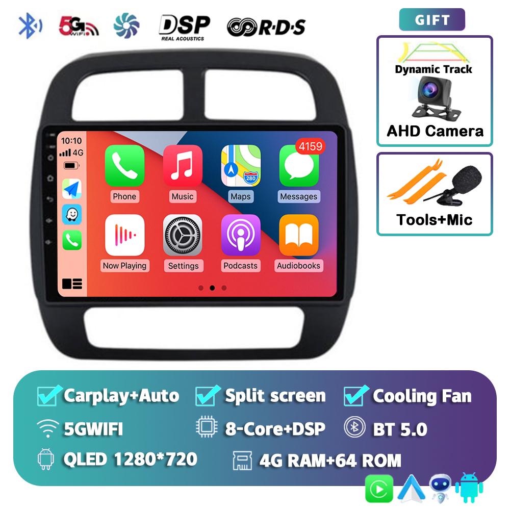 Для Renault KWID K-ZE Dacia весна 2015-2019 Android 14 Carplay Auto WIFI+4G автомобильное радио мультимедиа видеоплеер GPS 2din стерео
