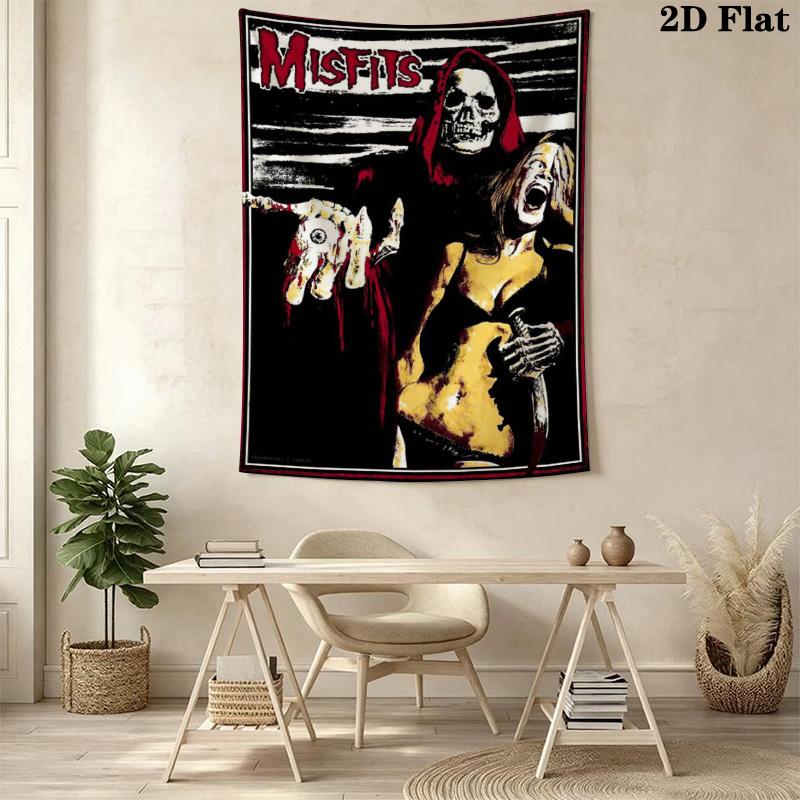 Misfits Pattern Home Decor Tapestry, Wall Hanging, Decorative RV Wall Cloth.SGT0917110