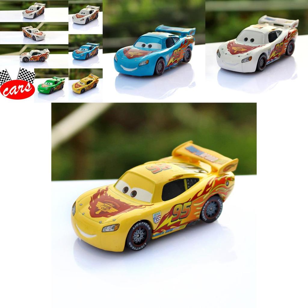 Charming Cars 95 Yellow Blue Green Mcqueen Alloy Childrens Toy Car Model For Exciting Gifts