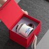 Изысканная фарфоровая чашка-заварник для чая и кофе «Белый нефрит» для дома и офиса