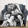 1 шт. Фланелевое одеяло One Direction, Мягкое, Дружелюбное к коже, С цифровой печатью, Различные размеры в наличии для семьи, друзей, на день рождения