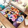 One Piece Luffy & Crew Pattern Printed Rug, Anime Style Home Decor, Anti-slip & Stain-resistant Carpet for Bedroom & Living Room