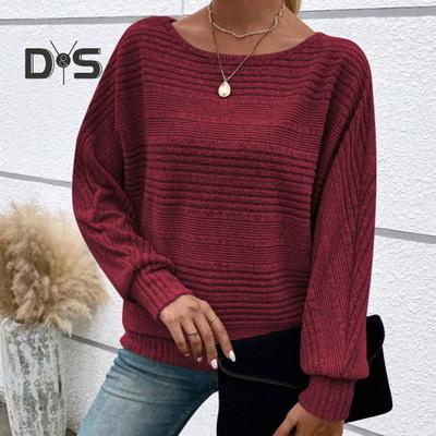 Женская футболка с круглым вырезом, однотонная футболка с длинным рукавом, свободный крой, осень-зима, повседневные пуловеры, топы