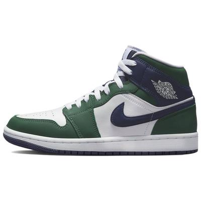 Air 1 Mid SE Noble Green Женские кроссовки White Midnight-Navy DZ5326-300