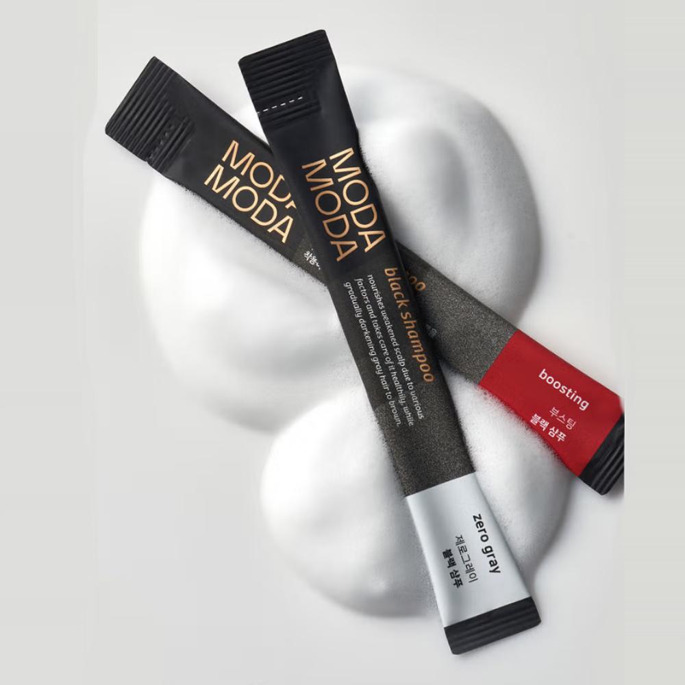 Шампунь Modamoda Zero Gray Black Краска для седины - 7 раз/порций возможно