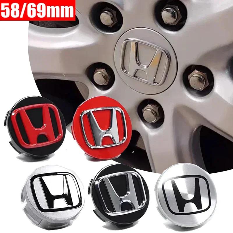 For Honda City Civic Inspire Accord HRV CRV Odyssey Jade FIT Jazz Freed 58/69mm Car Wheel Rims Center Hub Caps Center Cover CDSMW1