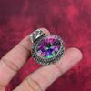 Кулон Mystic Topaz, ювелирные изделия из цельного серебра 925 пробы, ювелирные изделия с драгоценными камнями, ювелирные изделия ручной работы в подарок на свадьбу