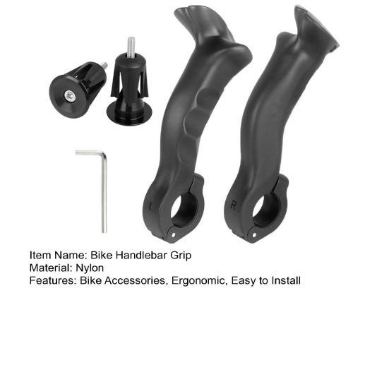 1 пара велосипедных тисков руля, регулируемые эргономичные легкие универсальные для MTB, шоссейного, горного велосипеда