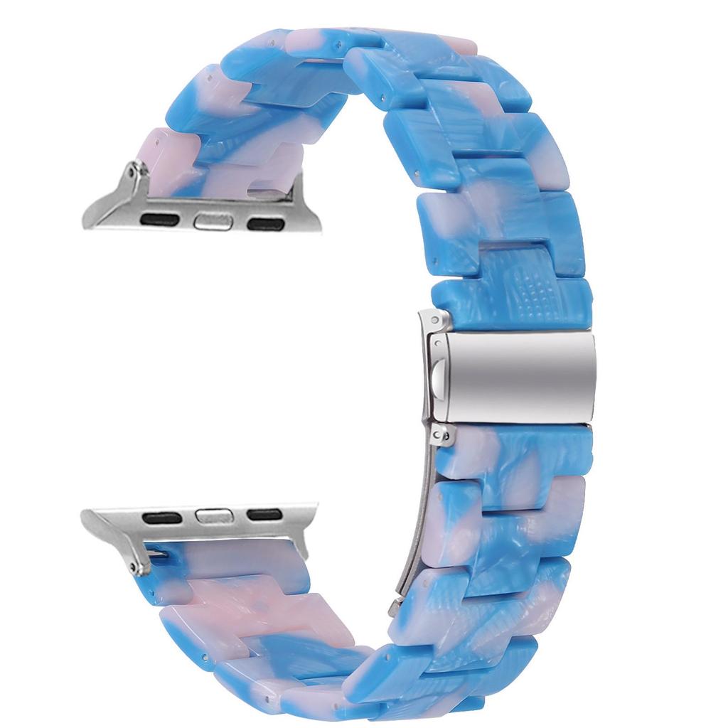 "Compatible Resin & Rubber Strap for Apple Watch 42mm/46mm"