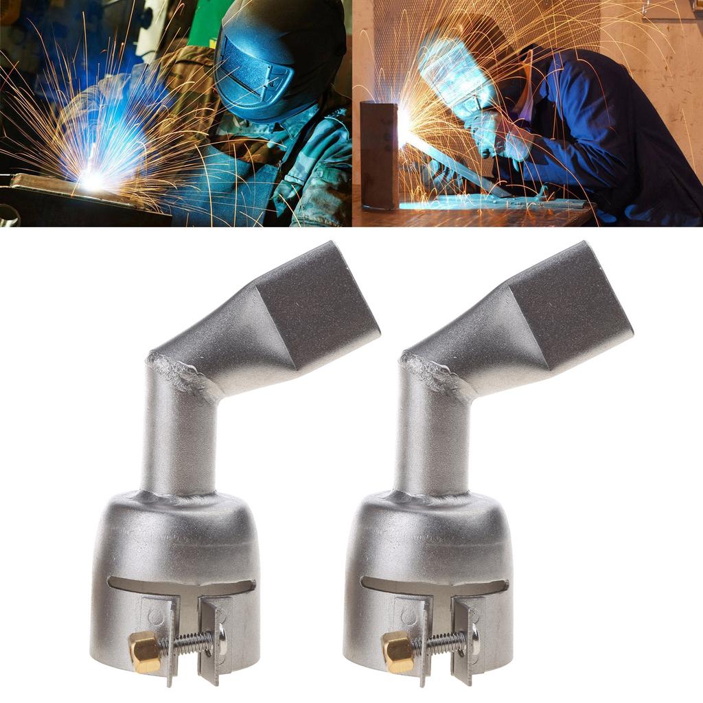 Сварочный пистолет плоская насадка насадка для сварки горячим воздухом аксессуары для сварочной горелки для сварки ПП ПВХ пластиковых листов 120 градусов 2 шт.