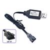 1 шт. 7,4 В USB-зарядное устройство с разъемом SM-4P для DE36W DE65 HM202 EC08 EC16 Радиоуправляемой машины M416 Электрического гелевого бластера Зарядное устройство для аккумулятора