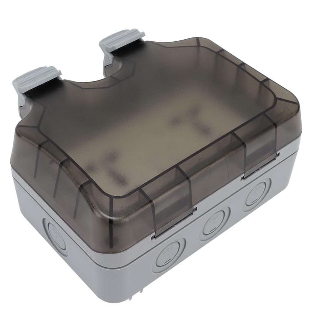 Уличные розетки, выключатели с защитной крышкой IP66 водонепроницаемые, брызгозащищенные, пылезащищенные 13А