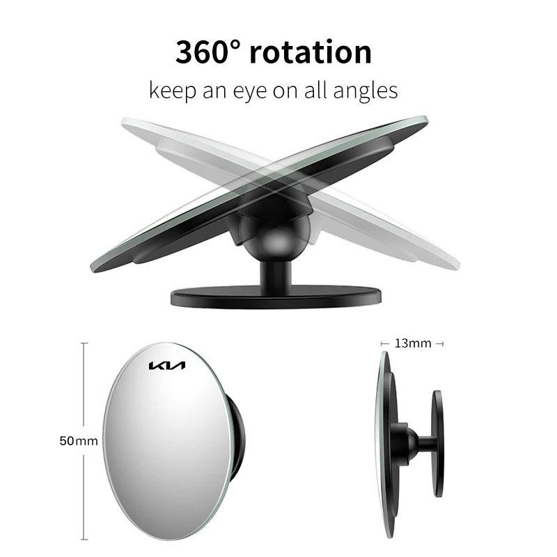 Car Rearview Mirror Reverse Assist 360 ° Field Of View Convex Mirror Valve For KIA K5 K9 Sorento Ceed Sportage Carnival Stinger VG4