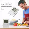 Magnetic Square LCD Digital Timer Kitchen Cooking Countdown Alarm Clock Tools