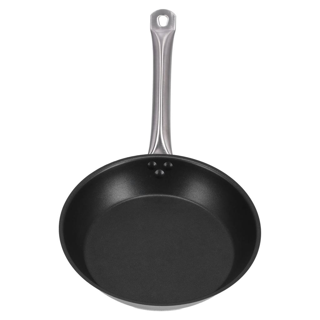 Сковорода из нержавеющей стали 304 с антипригарным покрытием, жаропрочная сковорода для жарки яиц, профессиональная кухонная утварь для