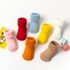 Infant Boys Girls Thicken Combed Cotton Socks Non-slip Floor Socks Mid-calf Length Baby Casual Sock