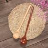 Long Handled Spoon Wooden Beautiful Practical for Cooking Stirring
