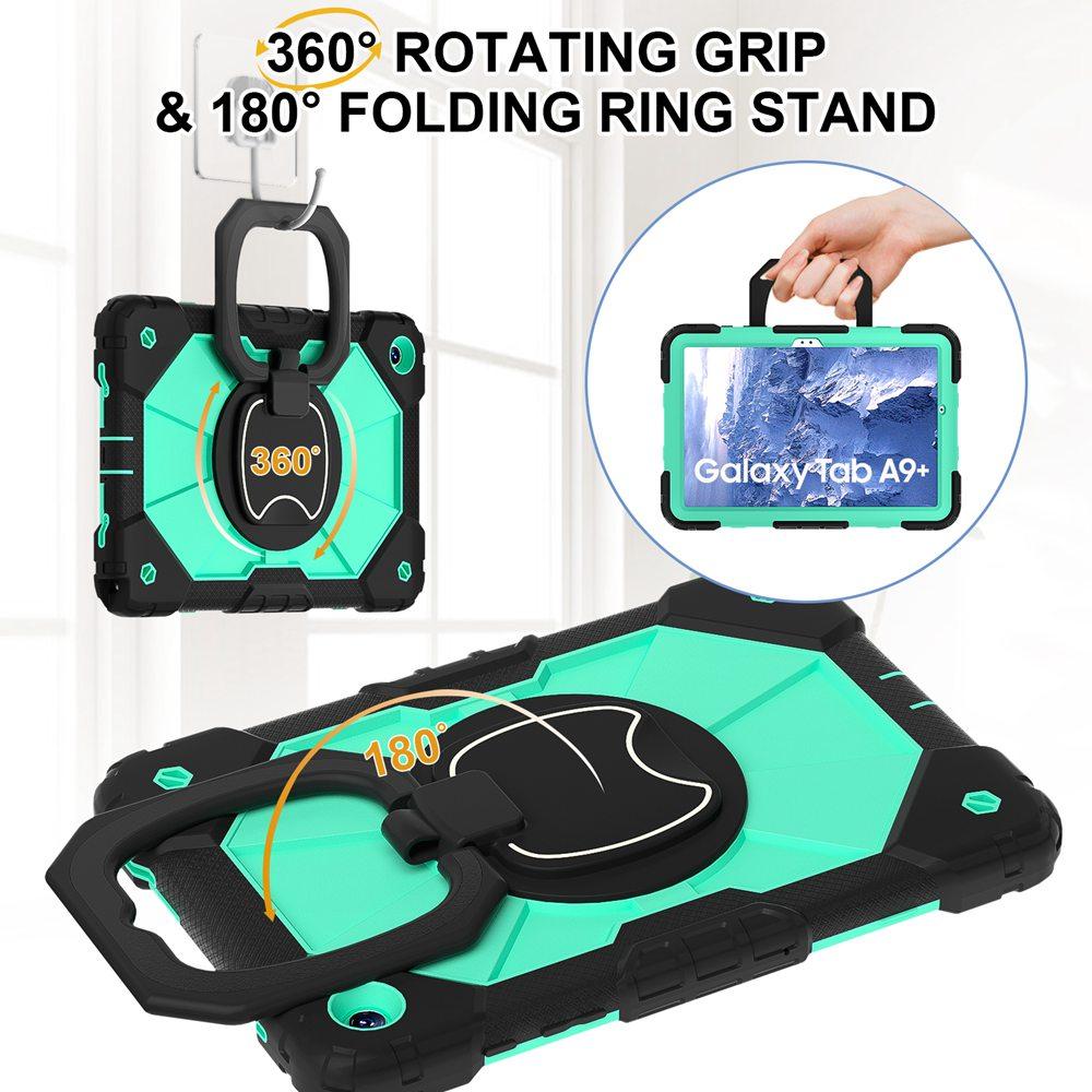 For Samsung Tab A9+ 5G 11 inch SM-X210 X215 X216B X218U Case Kids Tablet Cover for Samsung A11+ (5G) 11' SM-X230 SM-X236B+ Strap