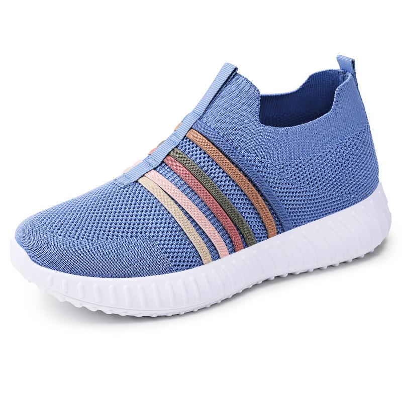 Women's Summer Shoes New Breathable Mesh Large Women's Casual Shoes Soft Bottom Versatile Women's Single Shoes