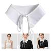 Universal Style Decorative Collar Fabric Sewing Applique DIY Neckline Adjustable Size Anti-Slip Shirt Sweater Collar