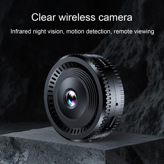 Беспроводная камера WiFi 1080P HD-совместимая Ночное видение Комнатная камера домашней безопасности Наружная камера видеонаблюдения Портативная мини-экшн-камера для спорта