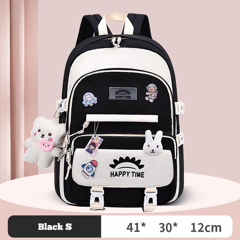 Winter New Primary School Schoolbag Load Reducing Backpack, Large Capacity, Trendy Backpack