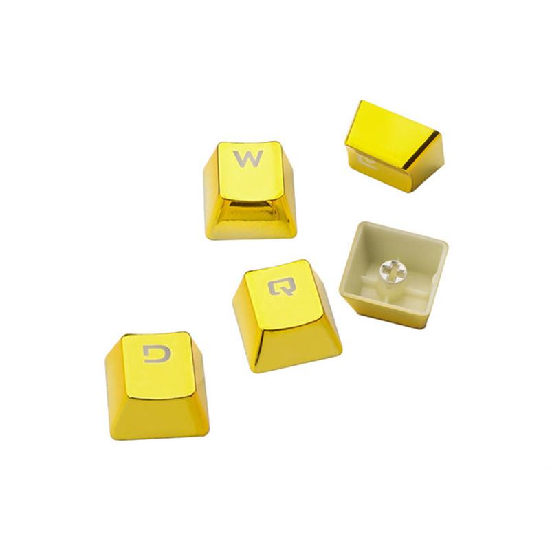 Clearance Sale 12 Keys Electroplated Backlight Keycap PBT Backlit Translucent Metallic Mechanical Keycaps for Cherry MX Keyboard