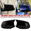 Для BMW 5 серии F10 F11 2010-2013 с левым рулем Наклейка на автомобиль Крышка бокового зеркала заднего вида Колпак крыла Наружная накладка на дверь Отделка Вид карбона АБС-пластик