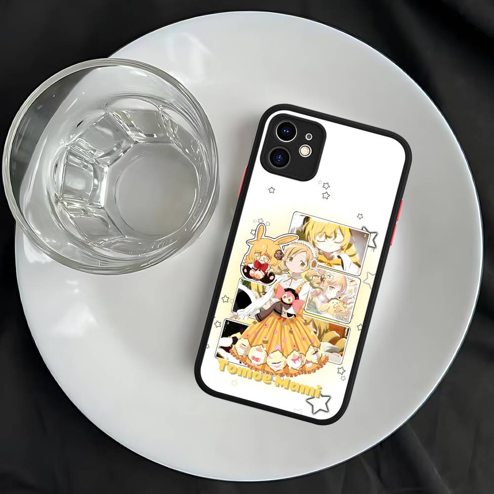 Милый Аниме Puella Magi Madoka Magica Силиконовый Чехол Для IPhone 16 15 14 13 12 11 Pro Max Plus X XS MAX Ударопрочный Матовый Чехол