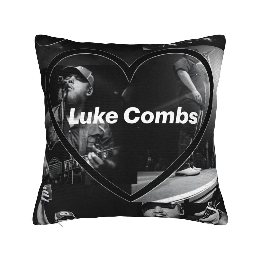 Decorative Pillowcase Lukes Combs Tour Merch Living Room Throw Pillow Case Cover Square Multiple Sizes