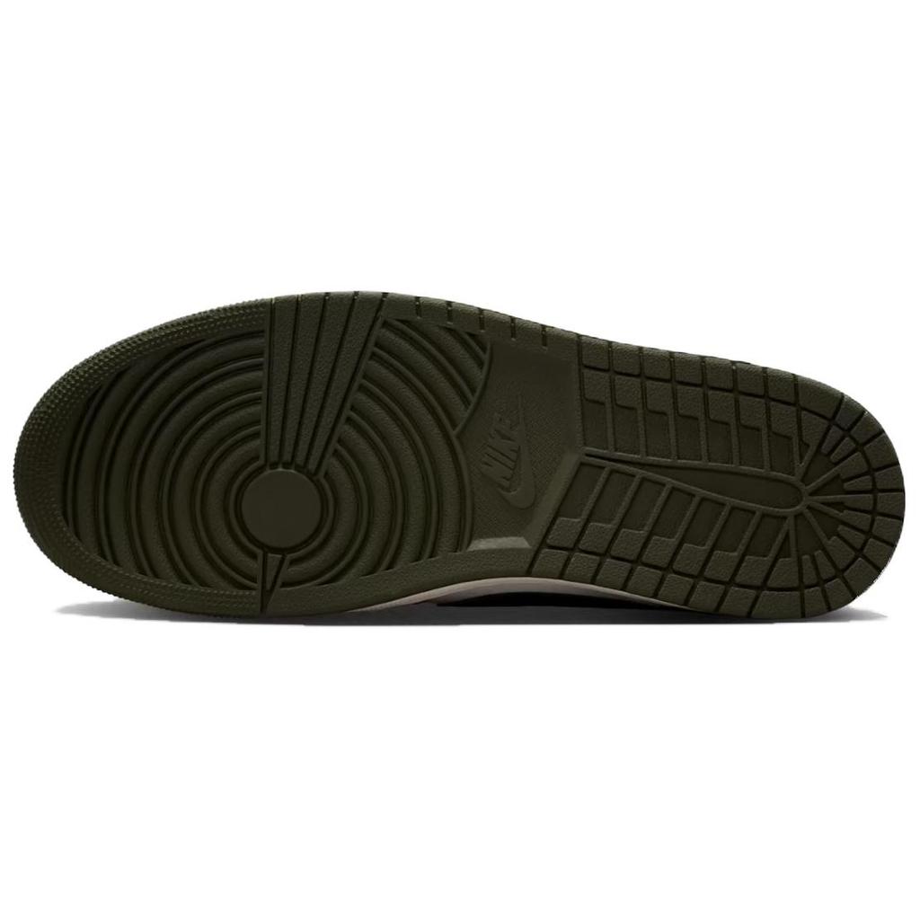 Jordan Air Jordan 1 Low Винтажные Баскетбольные Кроссовки Мужские Оливково-Зеленые HQ6998-200