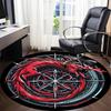 1pc Dragon Compass Office Round Area Rug, Under Office Chairs Bedroom Living Room Home Decor, Room Deco, Available in Various Sizes