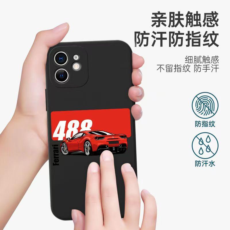 Чехол для мобильного телефона автомобиля для Apple 13 Huawei Mate40 iPhone12promax Для Ferrari SF90 Команды SJ Scuderia Ferrari Roma 488 Portofino F8