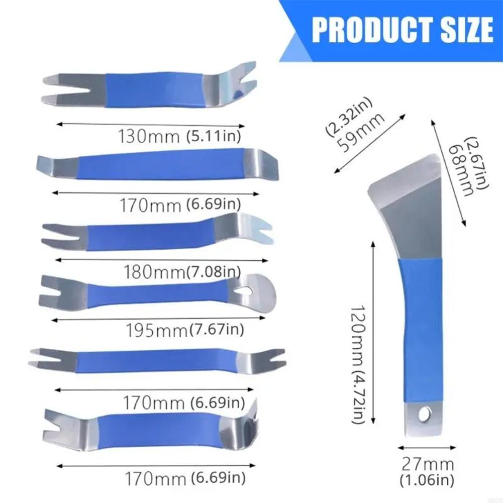 Набор съемников для обшивки автомобиля Автомобильные инструменты Комплект для разборки салона автомобиля Инструмент для снятия обшивки Съемник автомобильных клипс Инструменты для DIY панелей