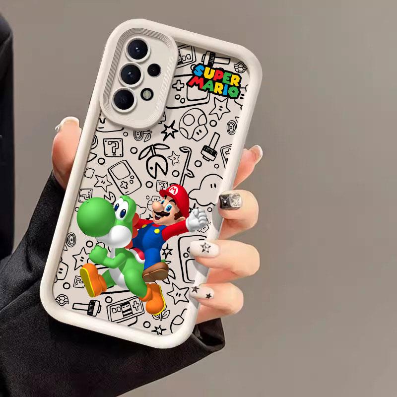 Super-Bros Case For Samsung Galaxy A55 5G Case A35 A13 A54 A53 A52 A34 A33 A32 A21S A14 A23 A24 A12 A51 A71 Phone Cover M-Marios